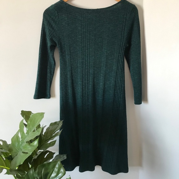 emerald flowy dress - Picture 2 of 2